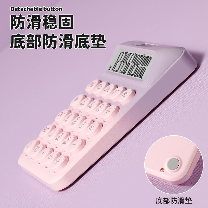 Solar Calculator High Color Value Financial Office Large Screen Computer Student Classroom Computing Calculator - Image 4